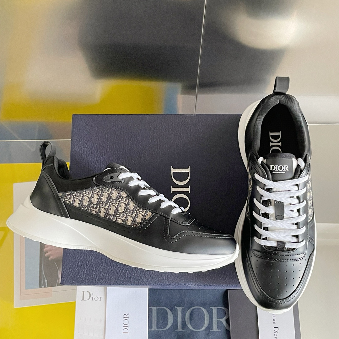 [DIOR] 디올 B25 러너 오블리크 로우 스니커즈 남성용