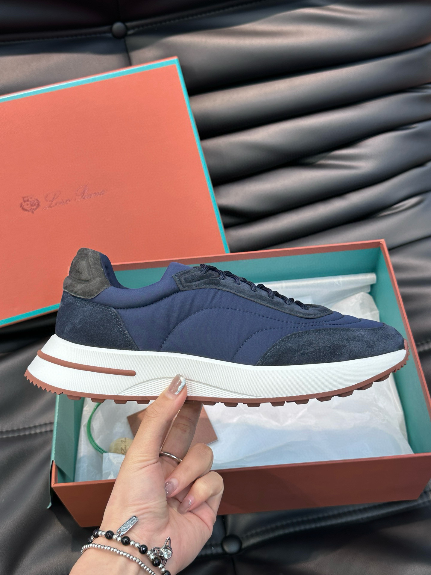 [Loro Piana] 로로피아나 스톰 시스템 스니커즈 남성용