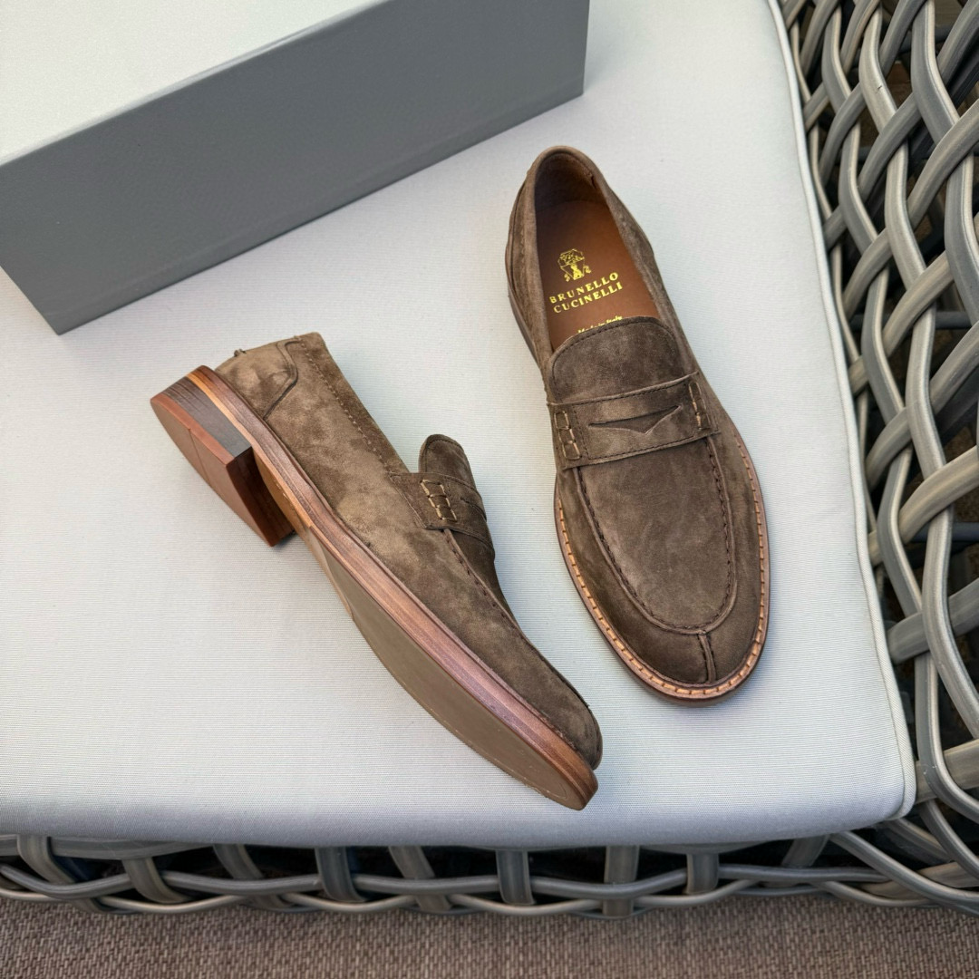 [Brunello Cucinelli] 브루넬로 쿠치넬리 레더 구두 남성용