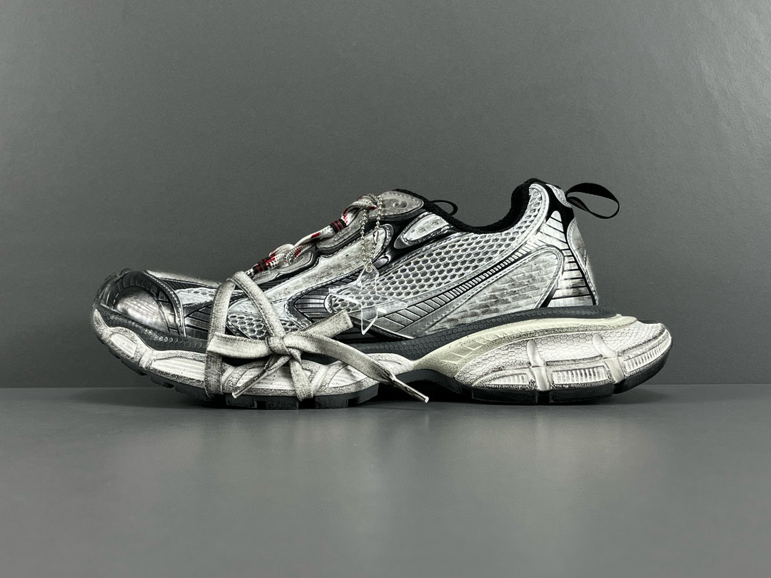 [BALENCIAGA] 발렌시아가 3XL 그레이 화이트 레드 남녀공용 (X공장)