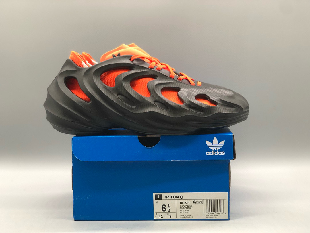 [ADIDAS] 아디다스 아디폼 Q 코어 블랙 임페리얼 오렌지 HP6581 남녀공용