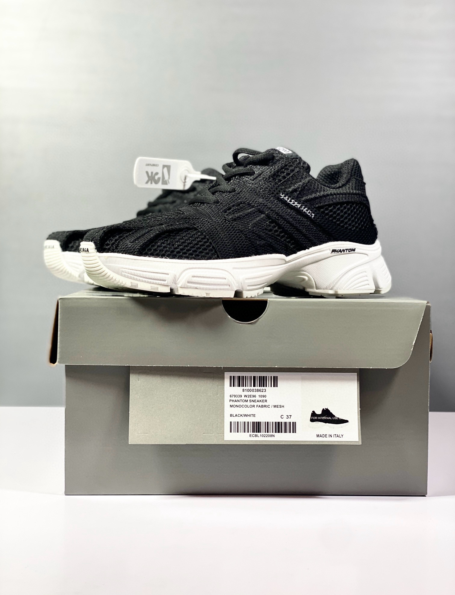 [BALENCIAGA] 발렌시아가 팬텀 블랙 화이트 Phantom 남녀공용 (OK공장)