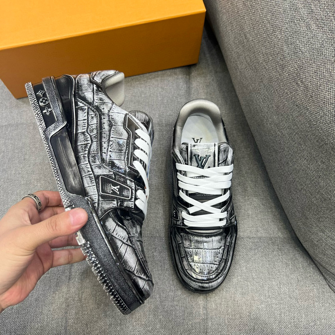 [LOUIS VUITTON] 루이비통 LV 트레이너 모노그램 스니커즈 남녀공용