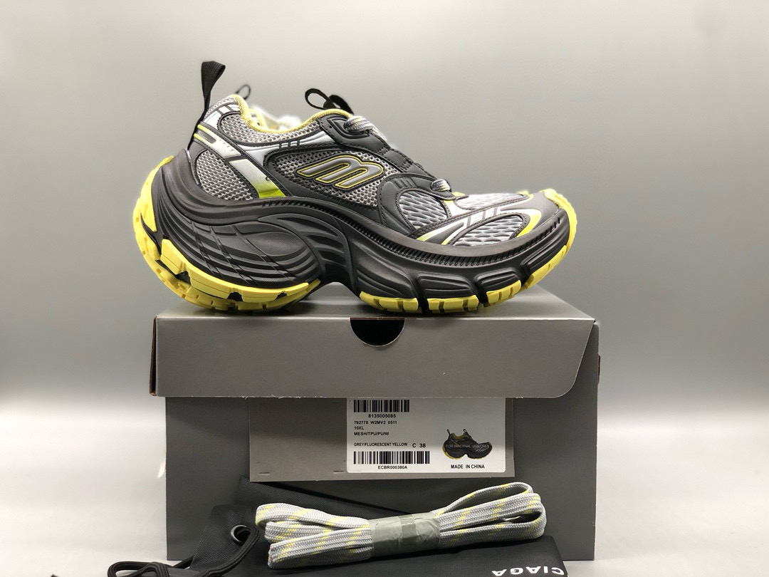 [BALENCIAGA] 발렌시아가 10XL 그레이 옐로우 남녀공용