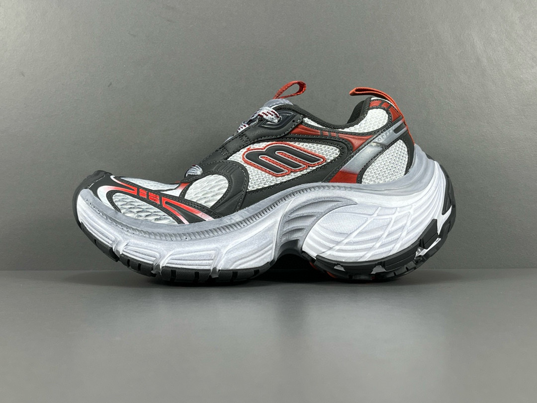 [BALENCIAGA] 발렌시아가 10XL 차콜 그레이 레드 남녀공용