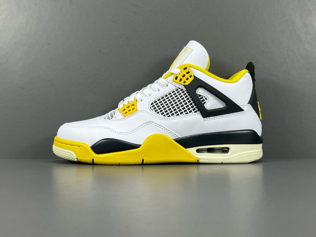 [AIR JORDAN] 에어조던4 비비드 설퍼 우먼스 AQ9129-101 남녀공용 (OG공장)