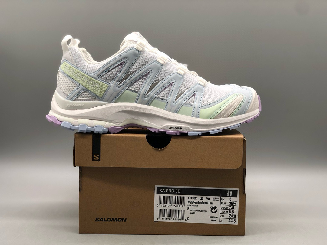 [SALOMON] 살로몬 XA PRO 3D 크리스탈 화이트 파스텔 라일락 민트 474782 남녀공용