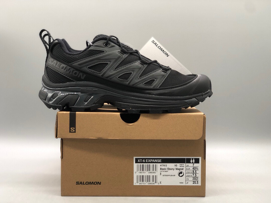 [SALOMON] 살로몬 XT-6 익스팬스 블랙 에보니 417413 남녀공용