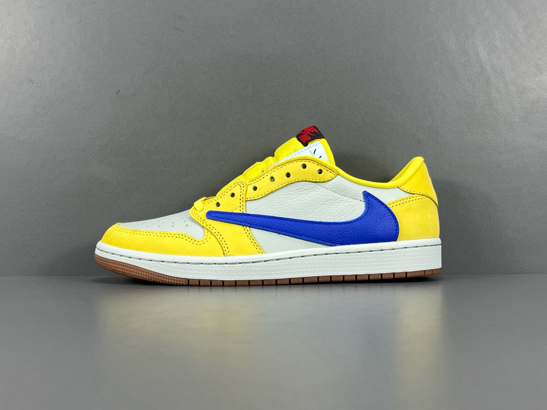 [AIR JORDAN] 트래비스 스캇 x 에어조던1 우먼스 로우 카나리 DZ4137-700 남녀공용 (OG공장)