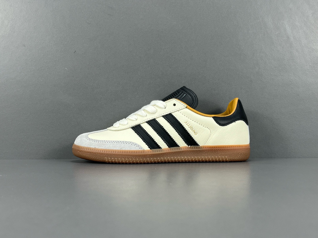 [ADIDAS] 아디다스 x JJJ 자운드 삼바 OG 오프 화이트 코어 블랙 ID8708 남녀공용