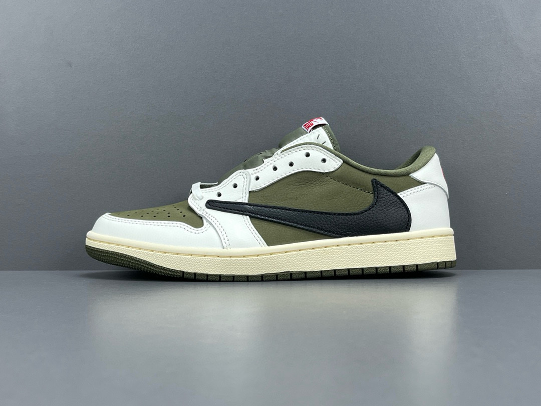 [AIR JORDAN] 트래비스 스캇 x 에어조던1 로우 미디엄 올리브 DM7866-200 남녀공용 (OG공장)