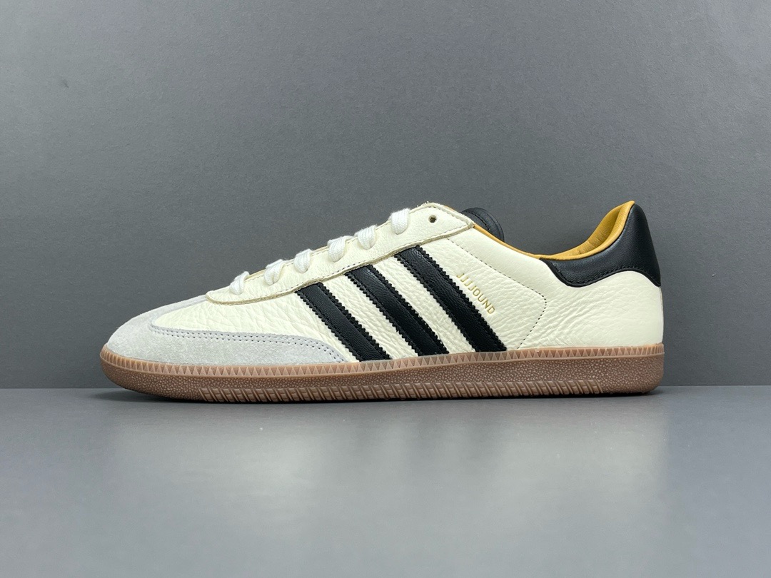 [ADIDAS] 아디다스 x JJJ 자운드 삼바 OG 오프 화이트 코어 블랙 ID8708 남녀공용 (PKgod버전)