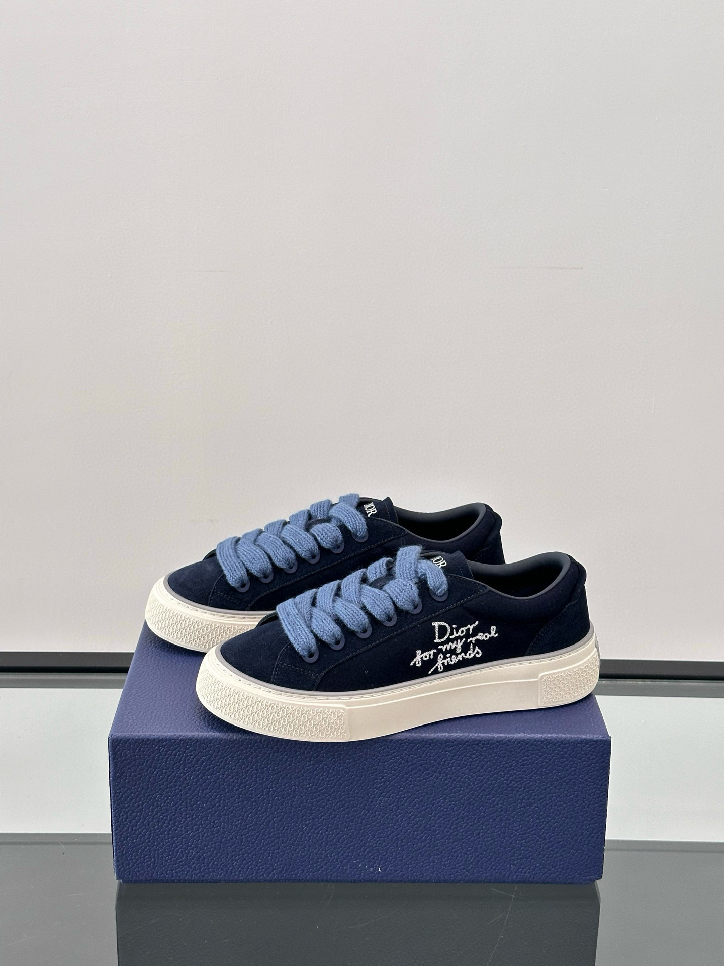 [DIOR] 디올 B33 오블리크 스니커즈 남성용