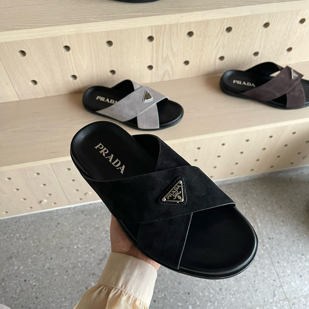 [PRADA] 프라다 샌들 슬리퍼 남성용