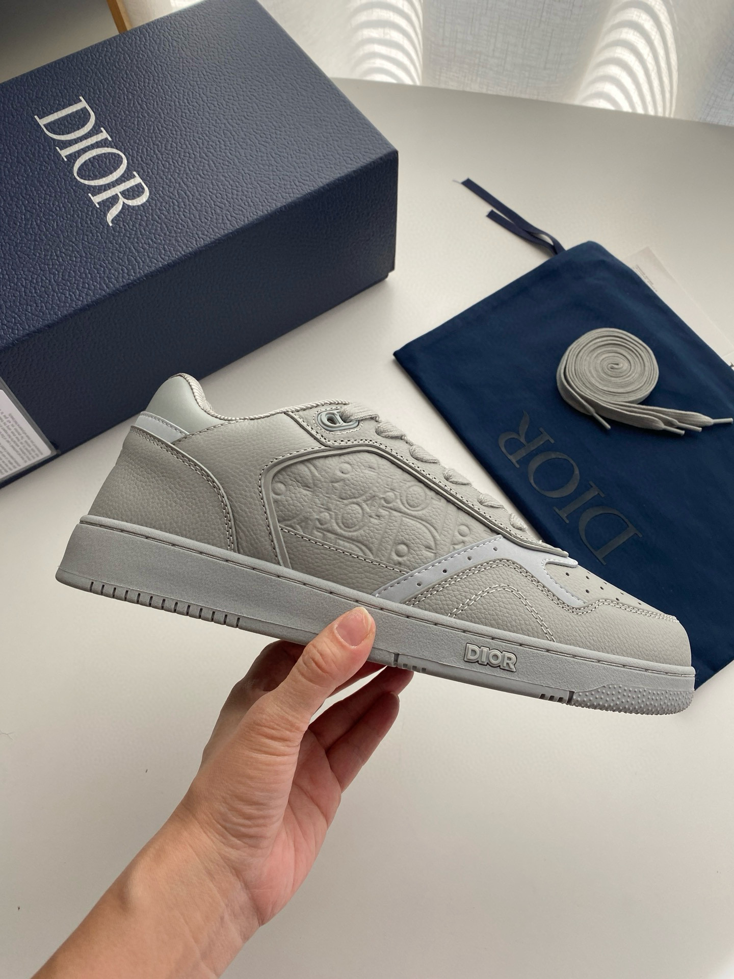 [DIOR] 디올 B27 오블리크 로우 스니커즈 남성용