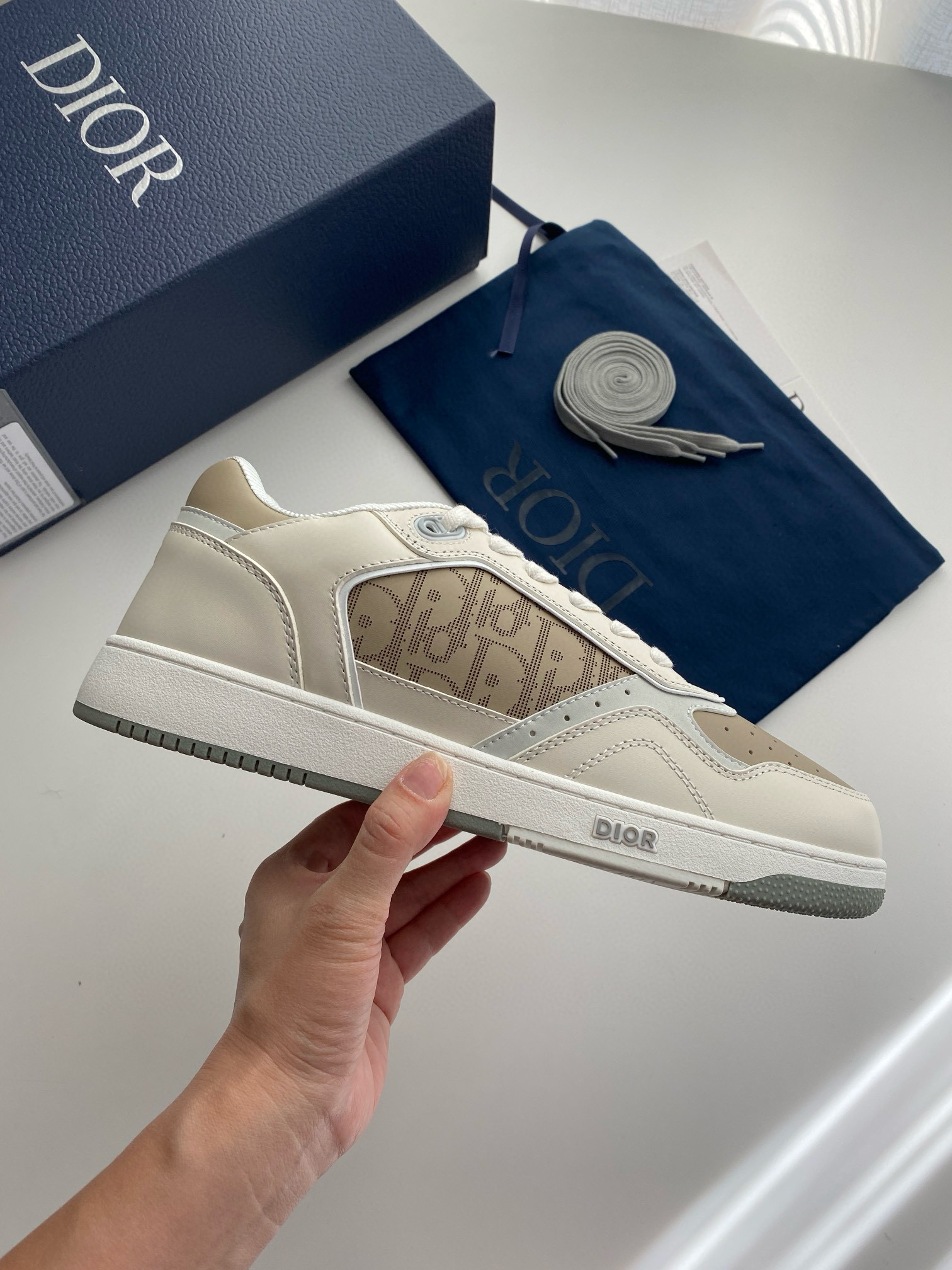 [DIOR] 디올 B27 오블리크 로우 스니커즈 남성용