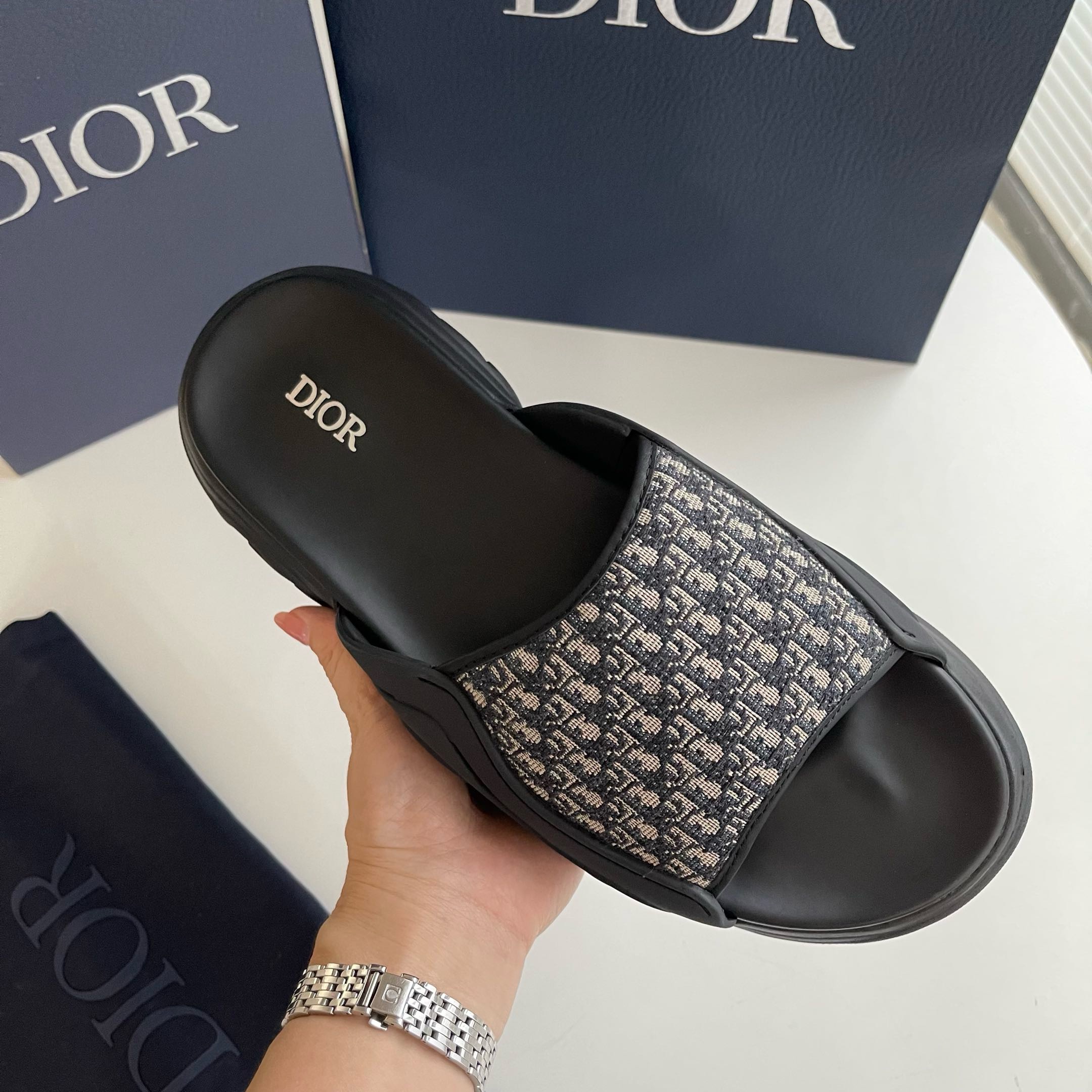 [DIOR] 디올 타운 샌들 슬리퍼 남성용