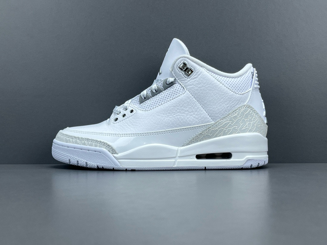 [AIR JORDAN] 에어조던3 레트로 실버 애니버서리 398613-102 남성용 (PKgod버전)