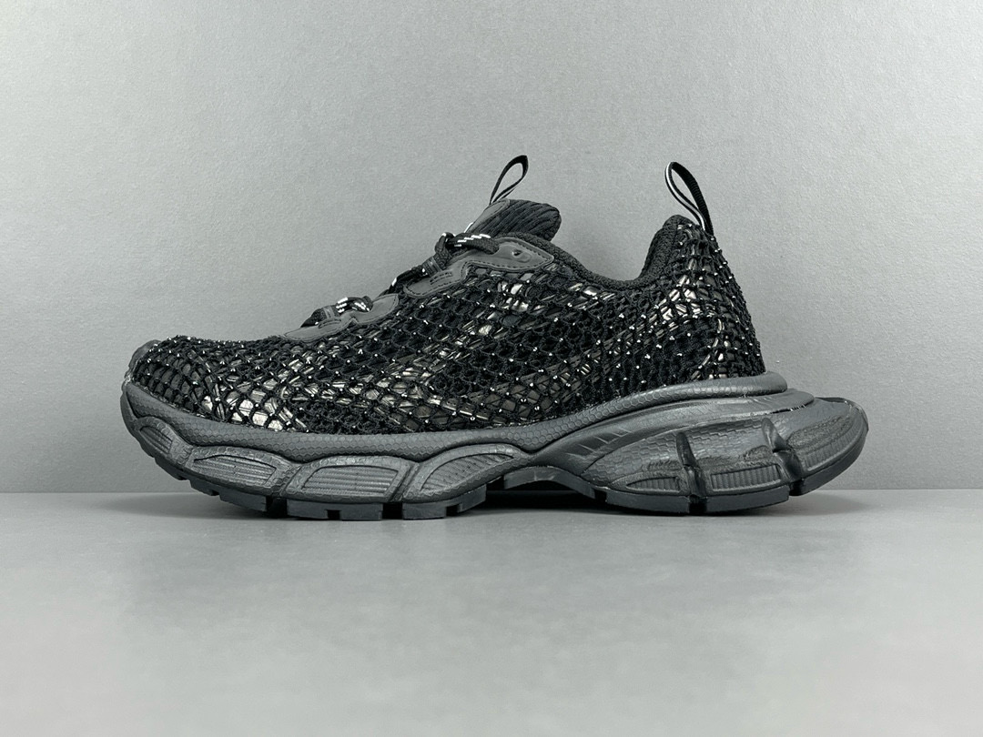 [BALENCIAGA] 발렌시아가 3XL 피쉬넷 블랙 남녀공용