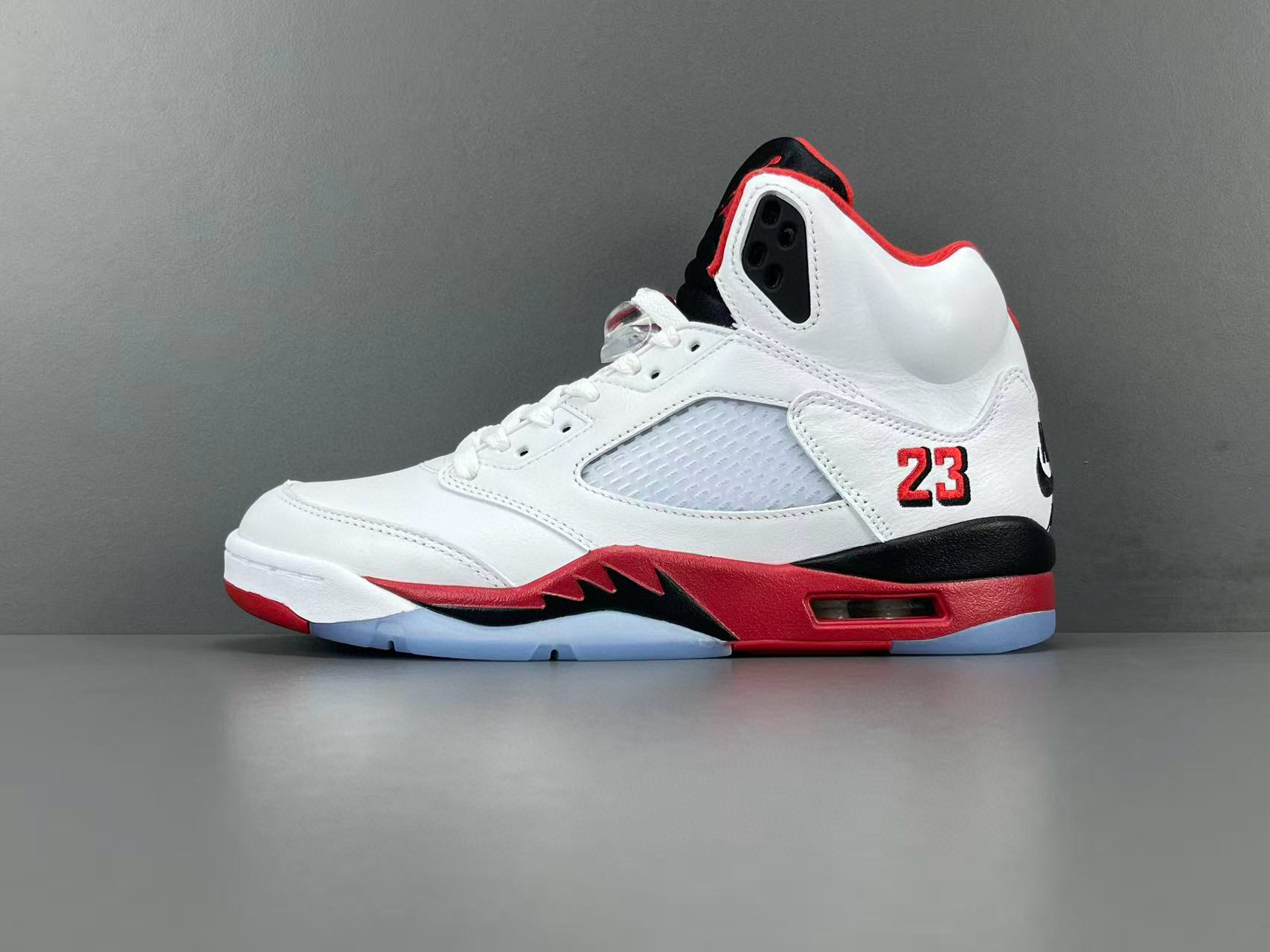 [AIR JORDAN] 에어조던5 파이어 레드 블랙 텅 HQ7978-101 남성용 (OG공장)