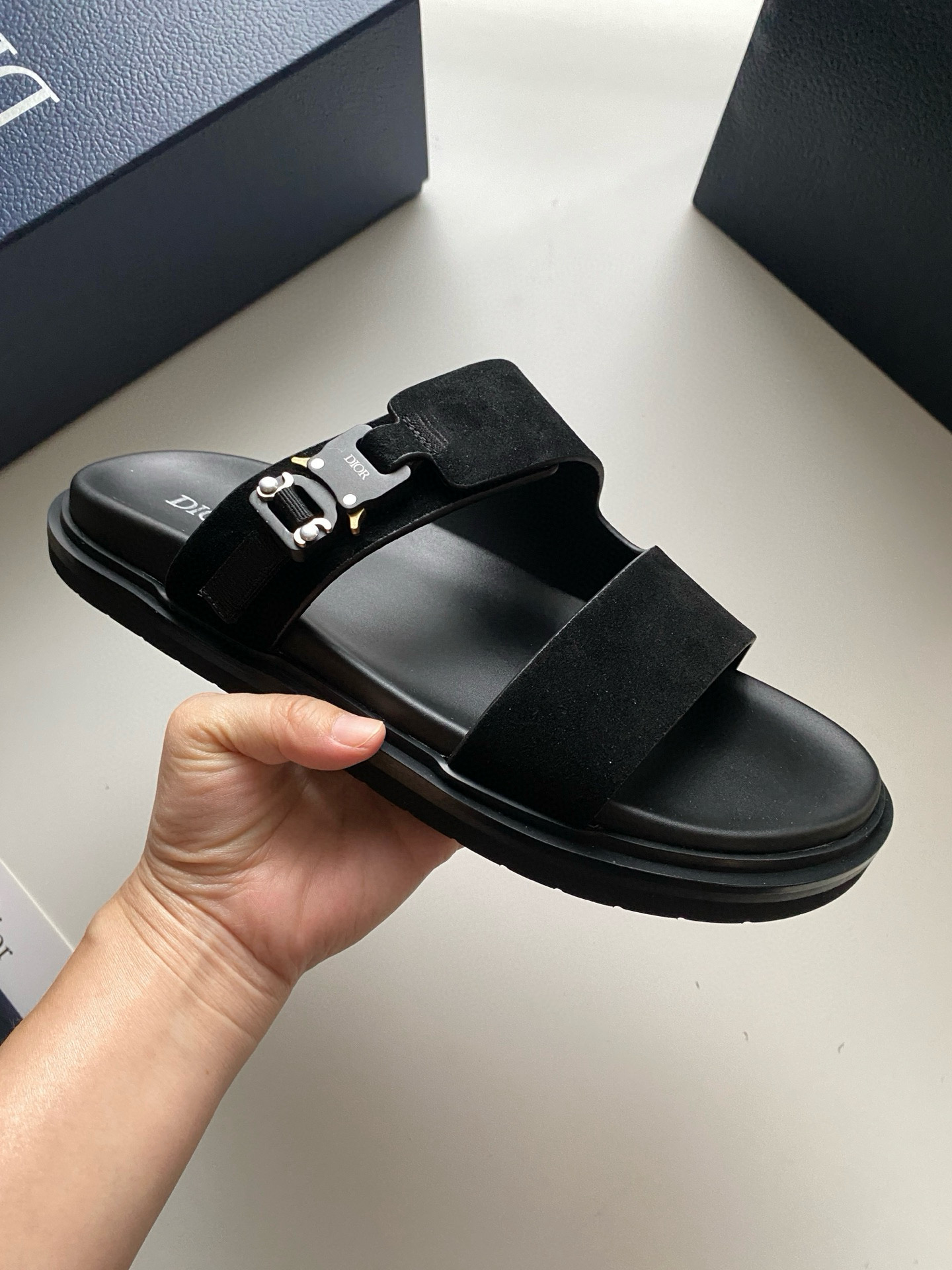 [DIOR] 디올 아쿠아 샌들 슬리퍼 남성용