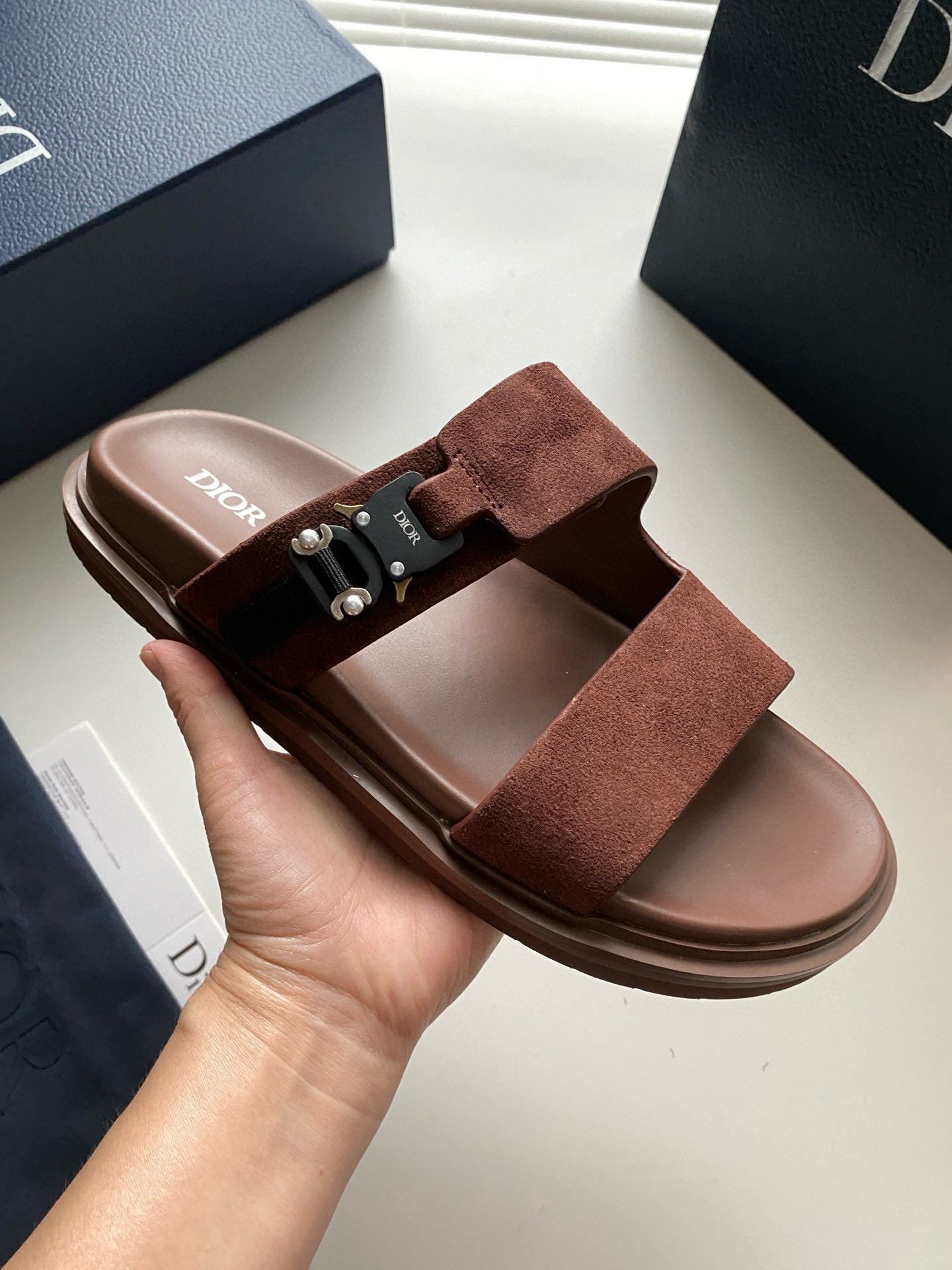 [DIOR] 디올 아쿠아 샌들 슬리퍼 남성용