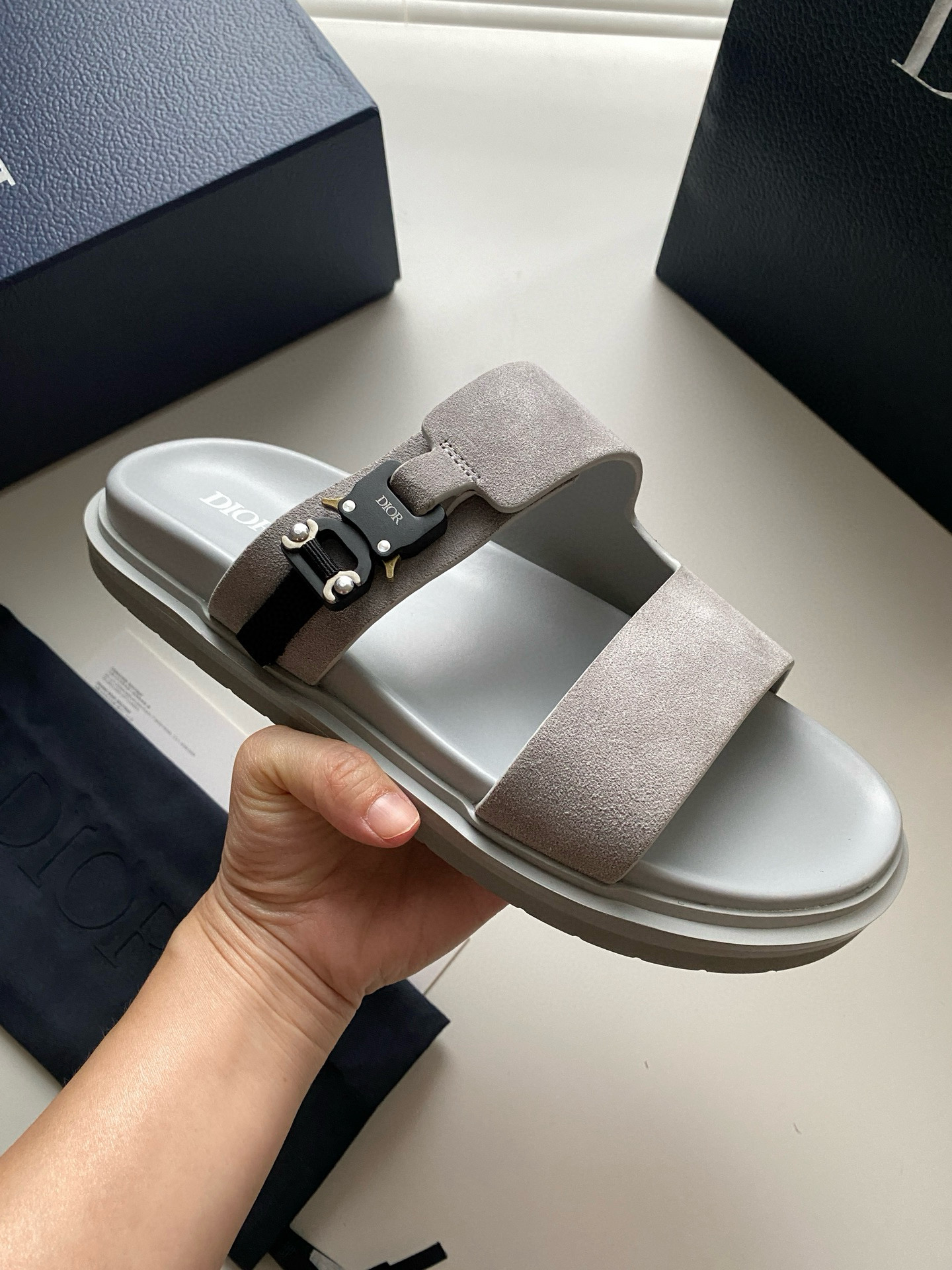 [DIOR] 디올 아쿠아 샌들 슬리퍼 남성용