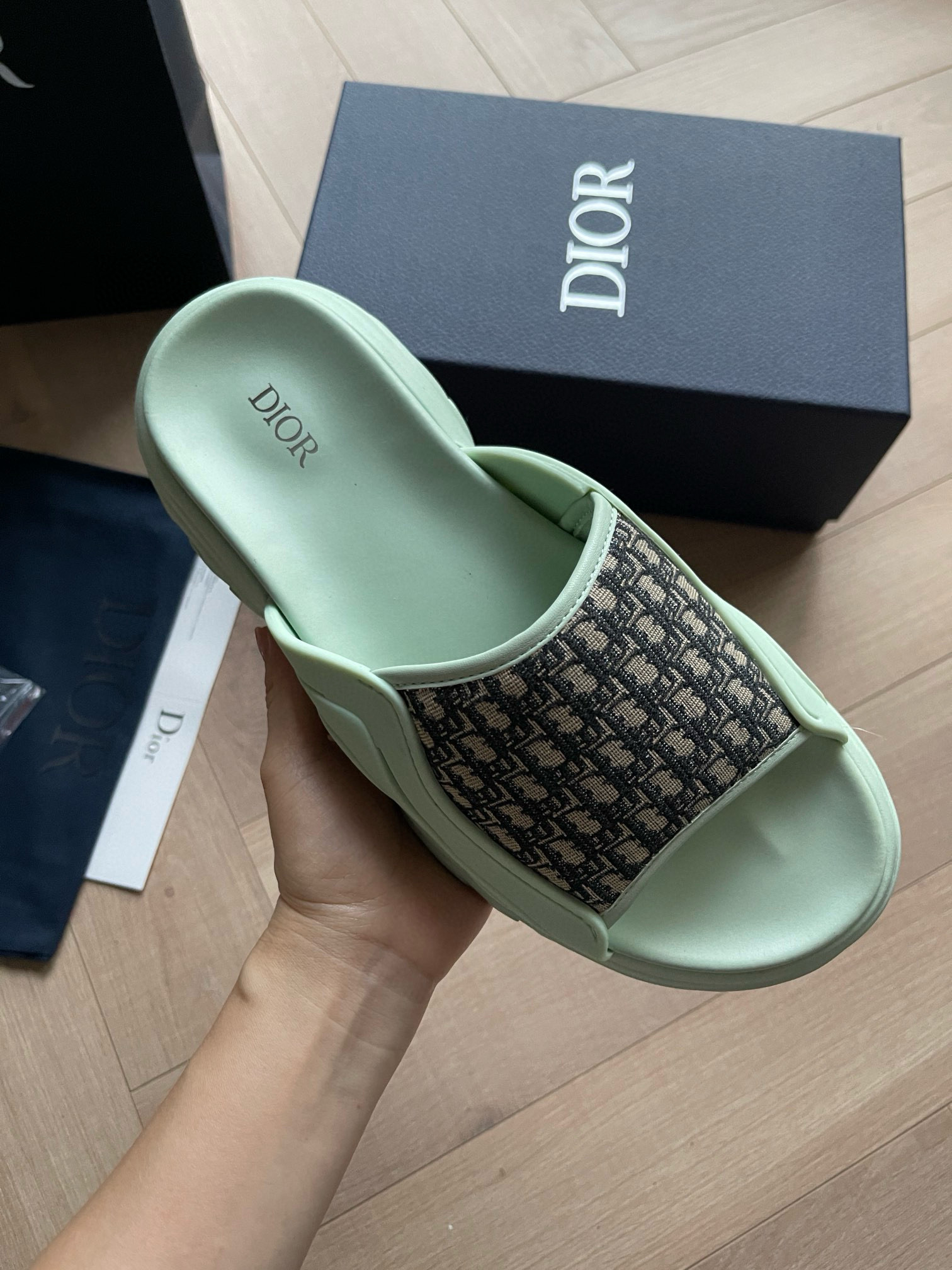[DIOR] 디올 타운 샌들 슬리퍼 남성용