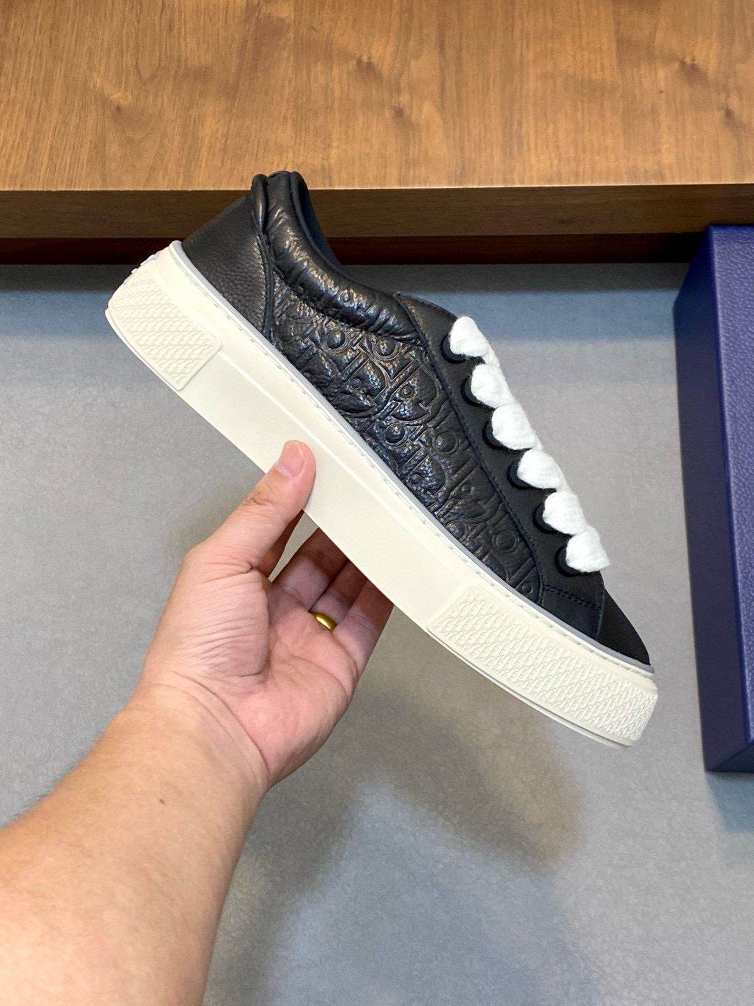 [DIOR] 디올 x 데님 티어스 B33 스니커즈 남성용