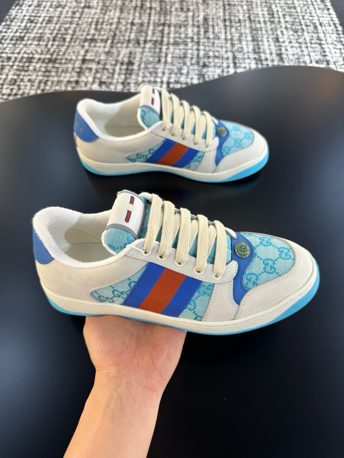 [GUCCI] 구찌 스크리너 스니커즈 남녀공용