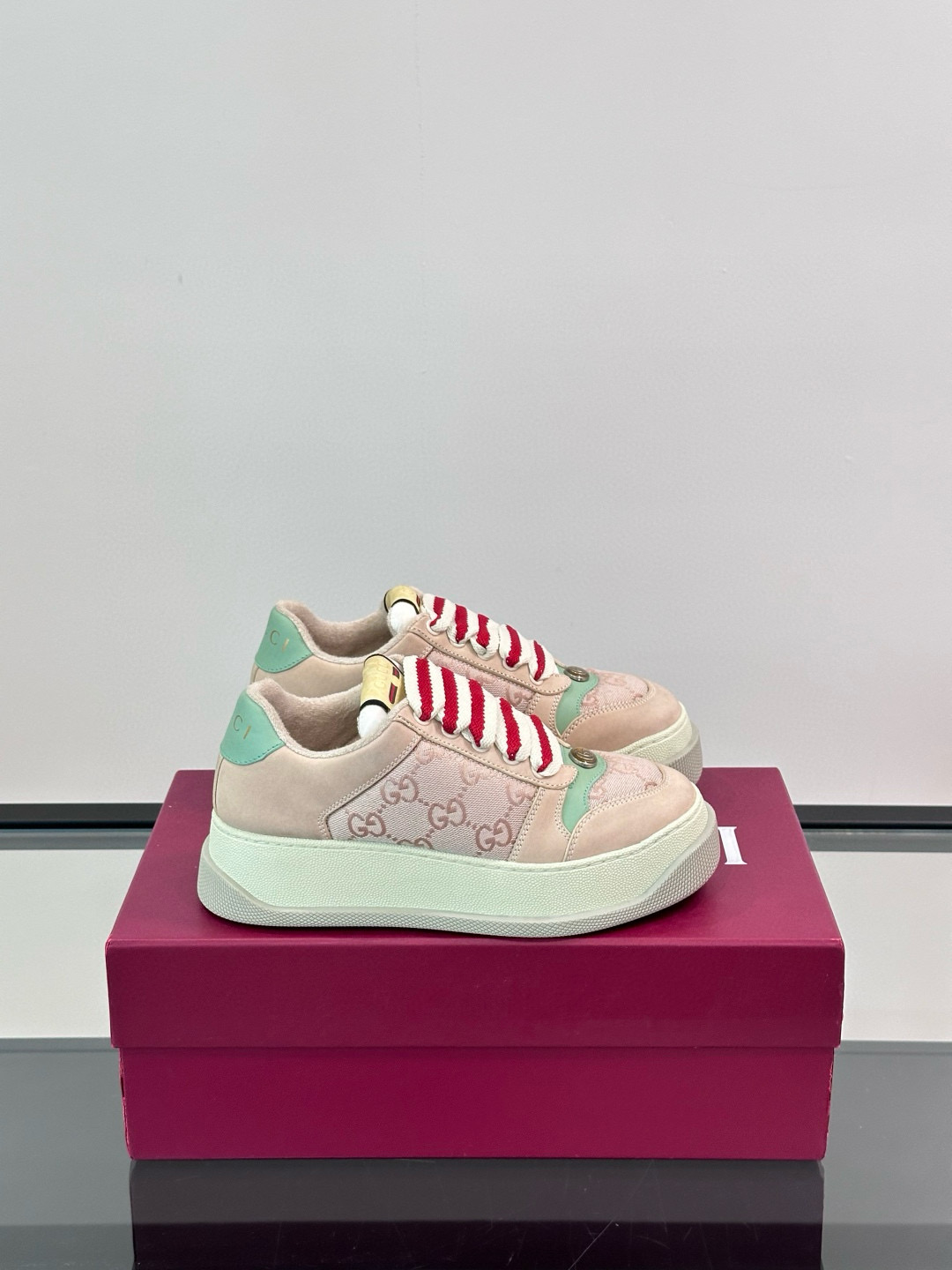 [GUCCI] 구찌 더블 스크리너 스니커즈 남녀공용