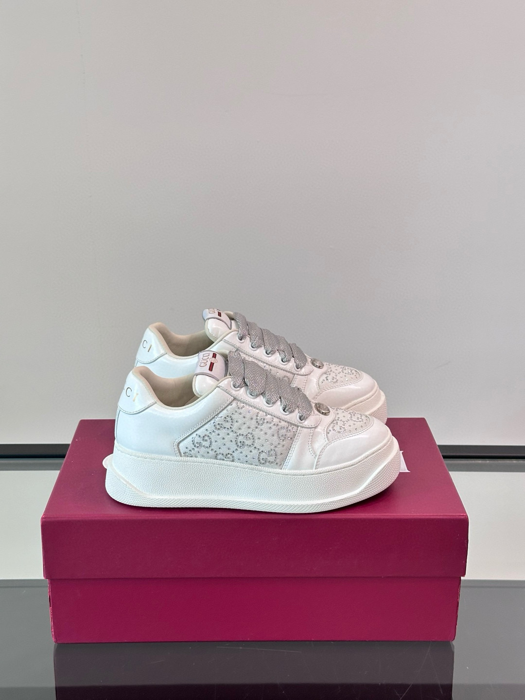 [GUCCI] 구찌 더블 스크리너 스니커즈 남녀공용