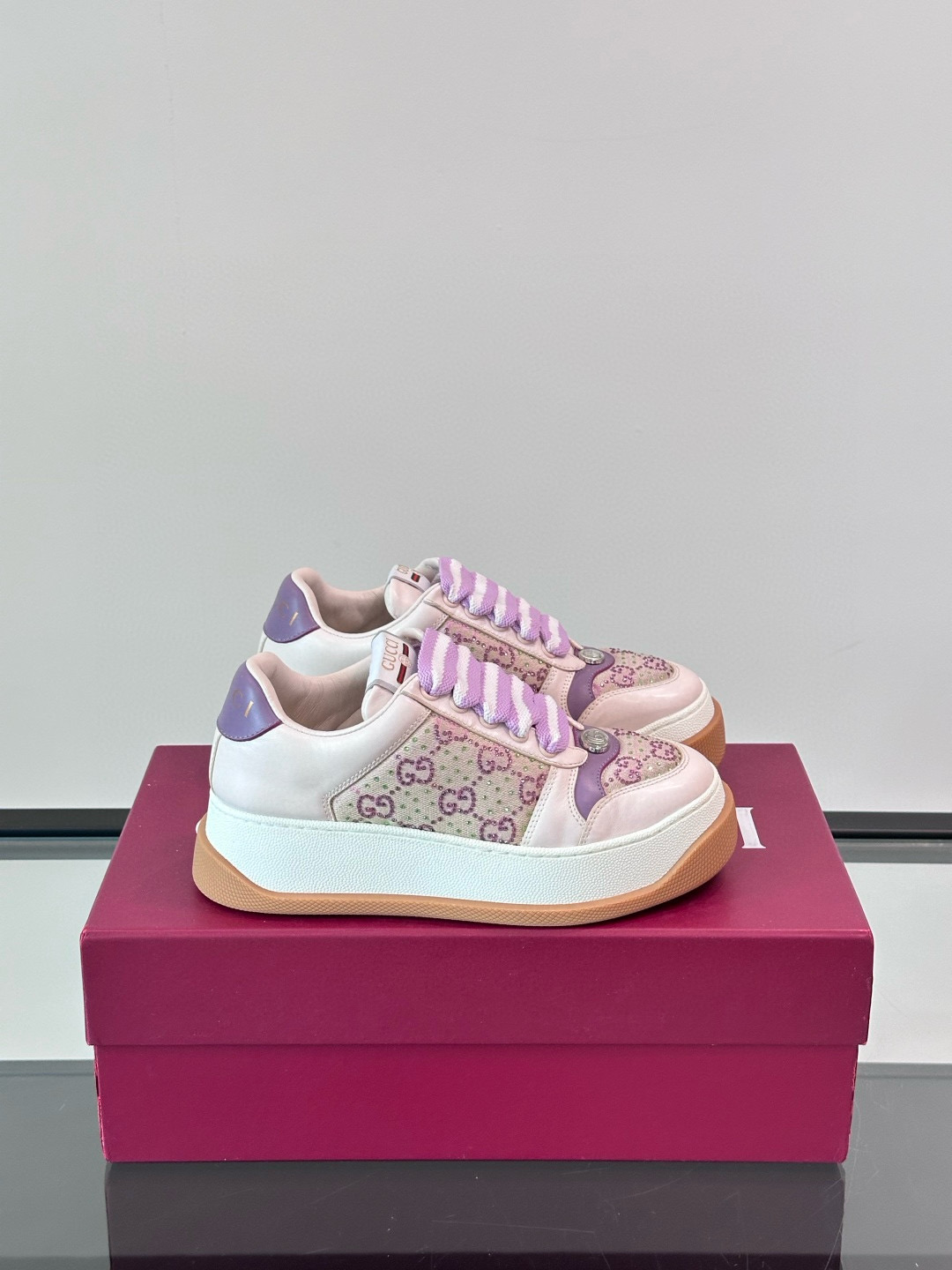 [GUCCI] 구찌 더블 스크리너 스니커즈 남녀공용