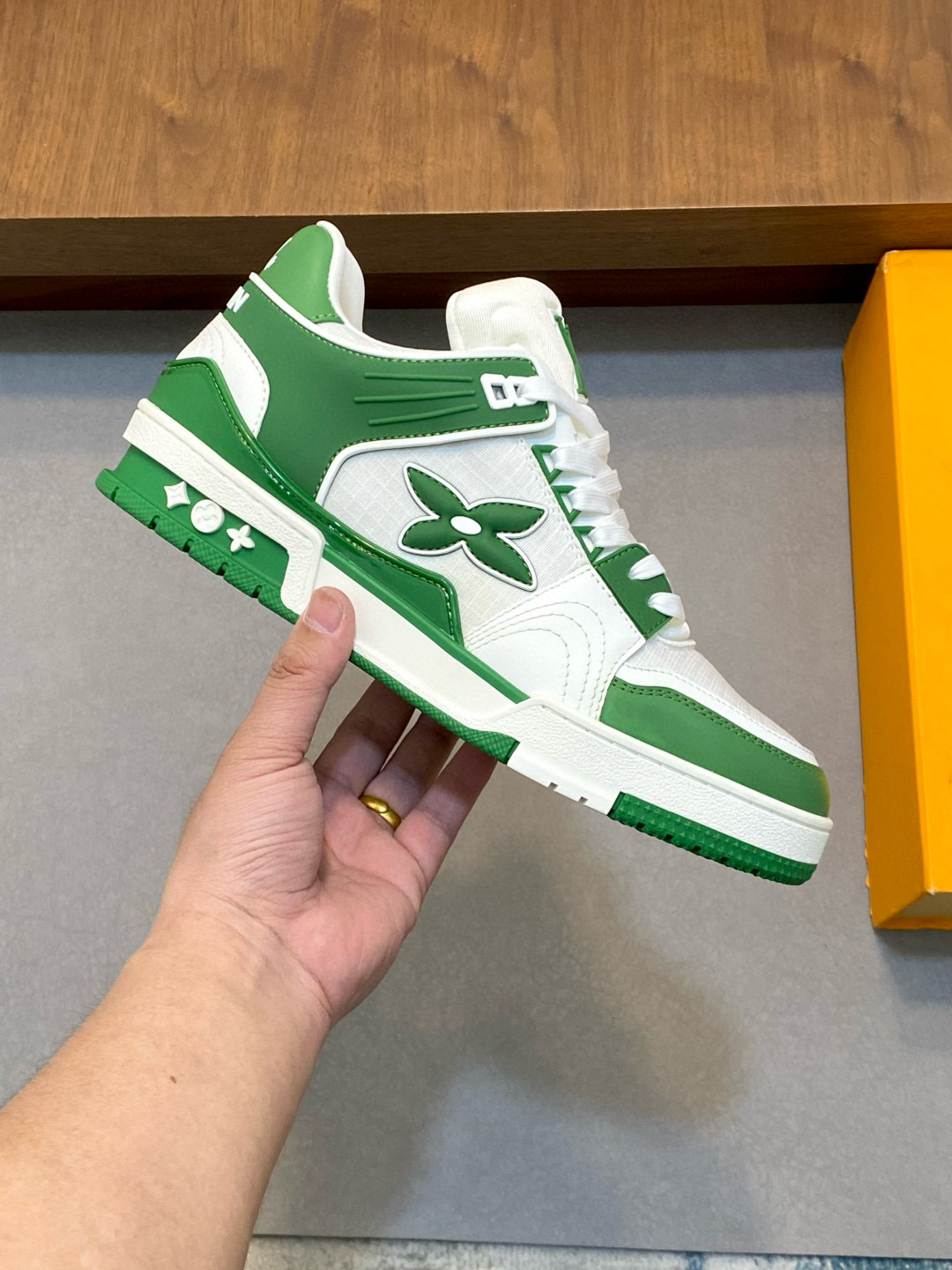 [LOUIS VUITTON] 루이비통 LV 트레이너 버질아블로 스니커즈 남성용