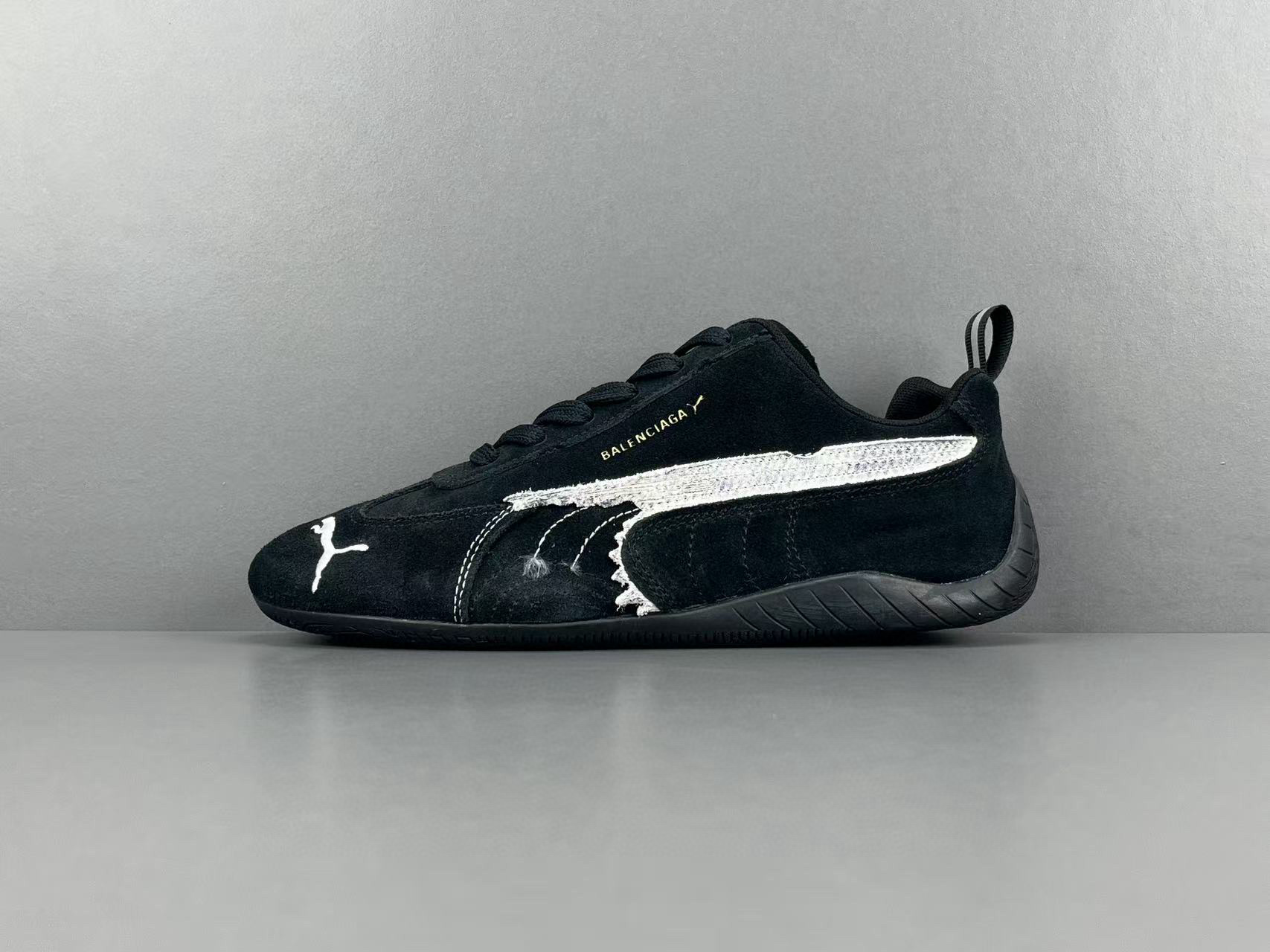 [BALENCIAGA] 발렌시아가 x 푸마 스피드캣 스웨이드 스니커즈 블랙화이트 847146WSDSD1090 남녀공용 (G공장)