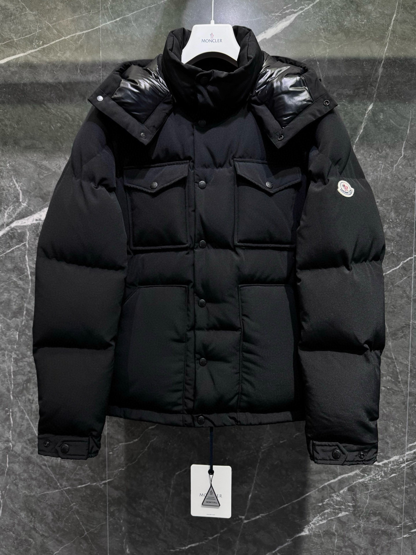 [MONCLER] 몽클레어 포르나스 FORNAS 패딩 블랙 남성용