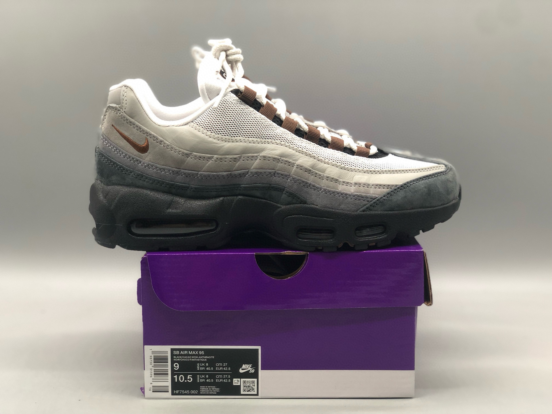 [NIKE] 나이키 SB 에어맥스95 카카오 와우 HF7545-002 남성용