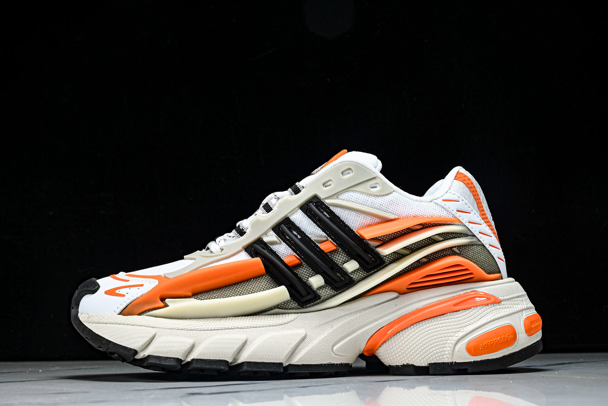 [ADIDAS] 아디다스 x 퍼렐 윌리엄스 아디스타 젤리피쉬 포커스 올리브 코어 블랙 오렌지 JP9261 남녀공용