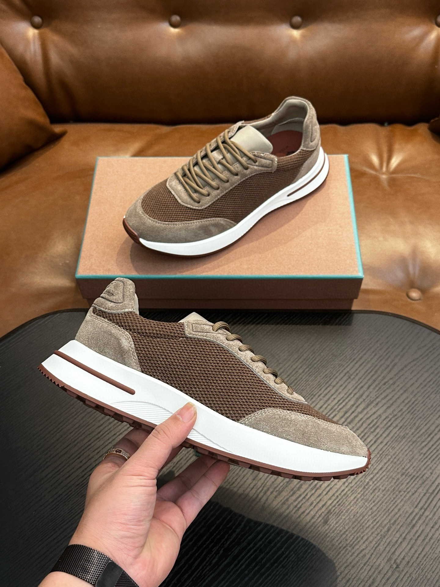 [Loro Piana] 로로피아나 위크앤드 워크 스니커즈 남성용