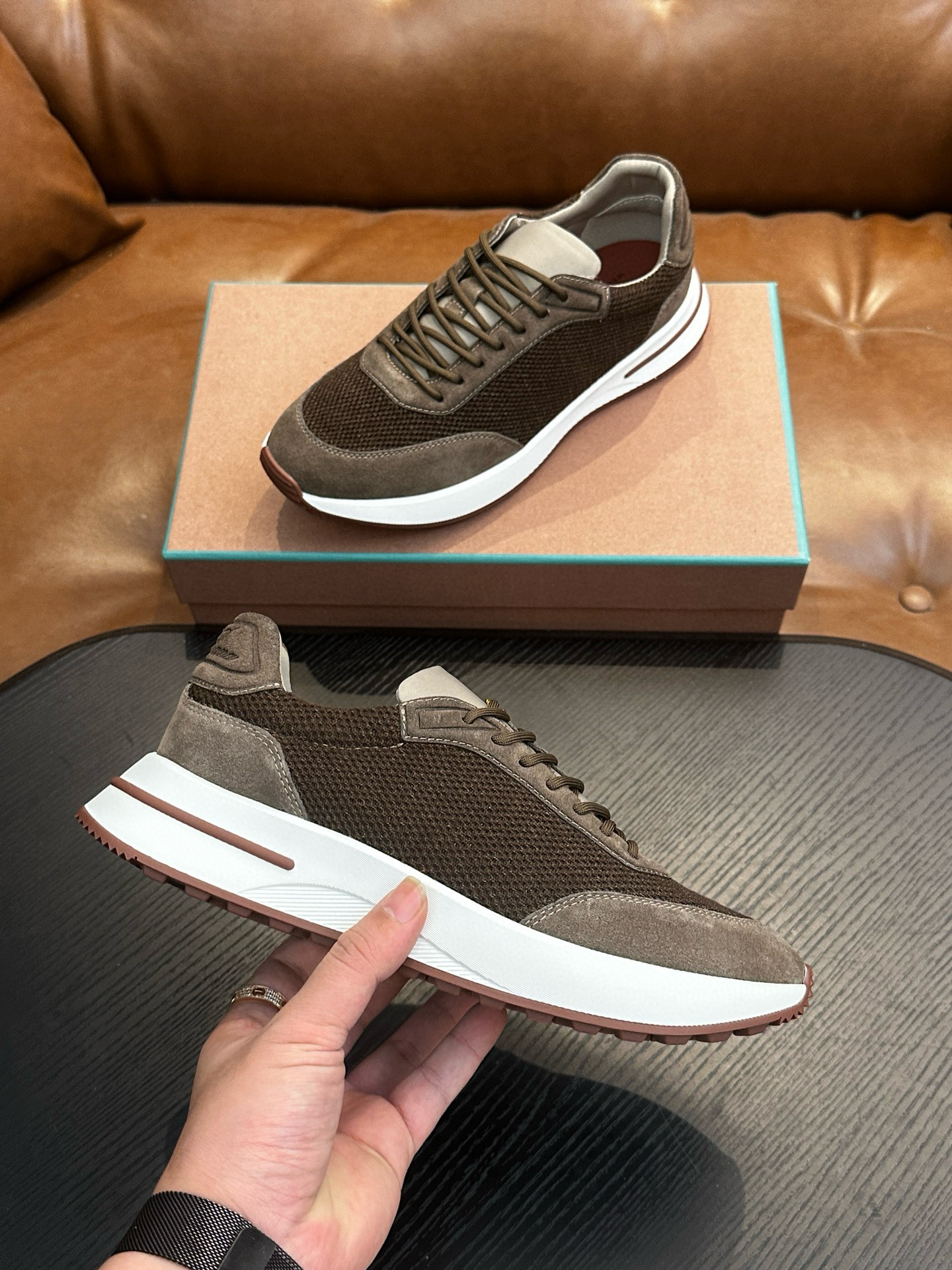 [Loro Piana] 로로피아나 워크 위시 스니커즈 남성용