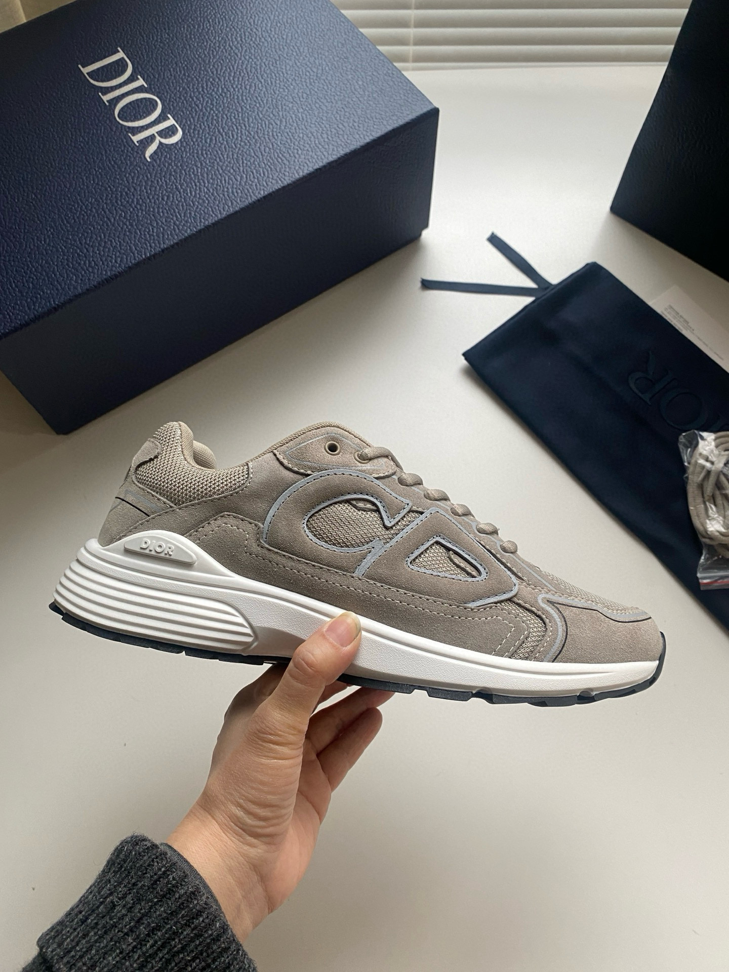 [DIOR] 디올 B30 오블리크 로우 스니커즈 남녀공용