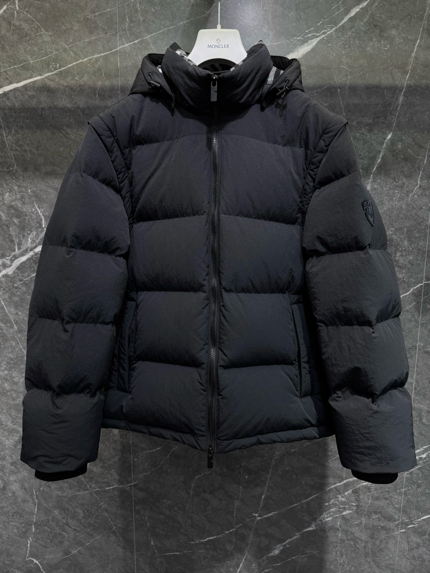 [BURBERRY] 버버리 디테처블 슬리브 퍼퍼 자켓 패딩 남성용