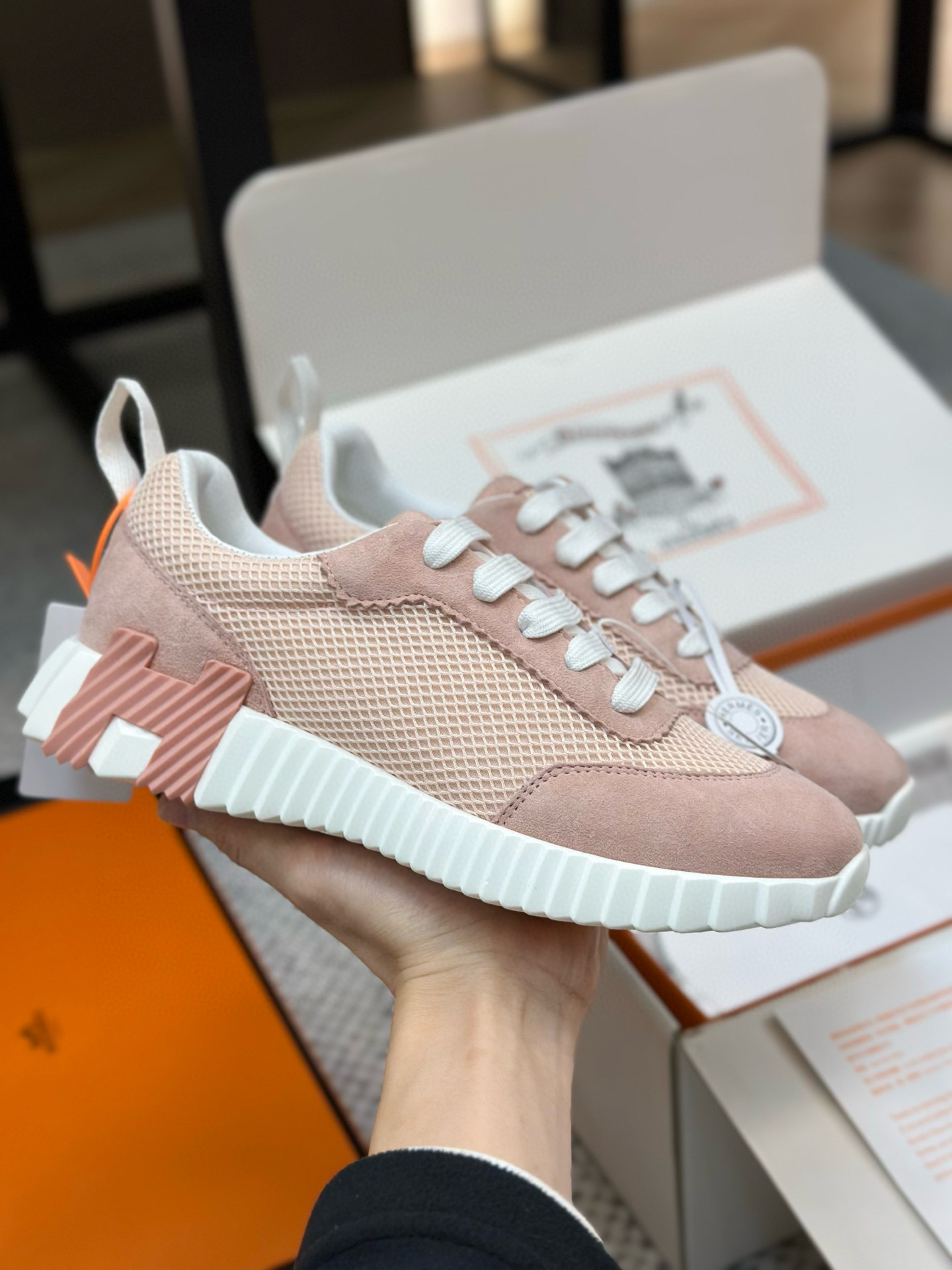 [HERMES] 에르메스 바운싱 스니커즈 남녀공용,에르메스 바운싱 스니커즈