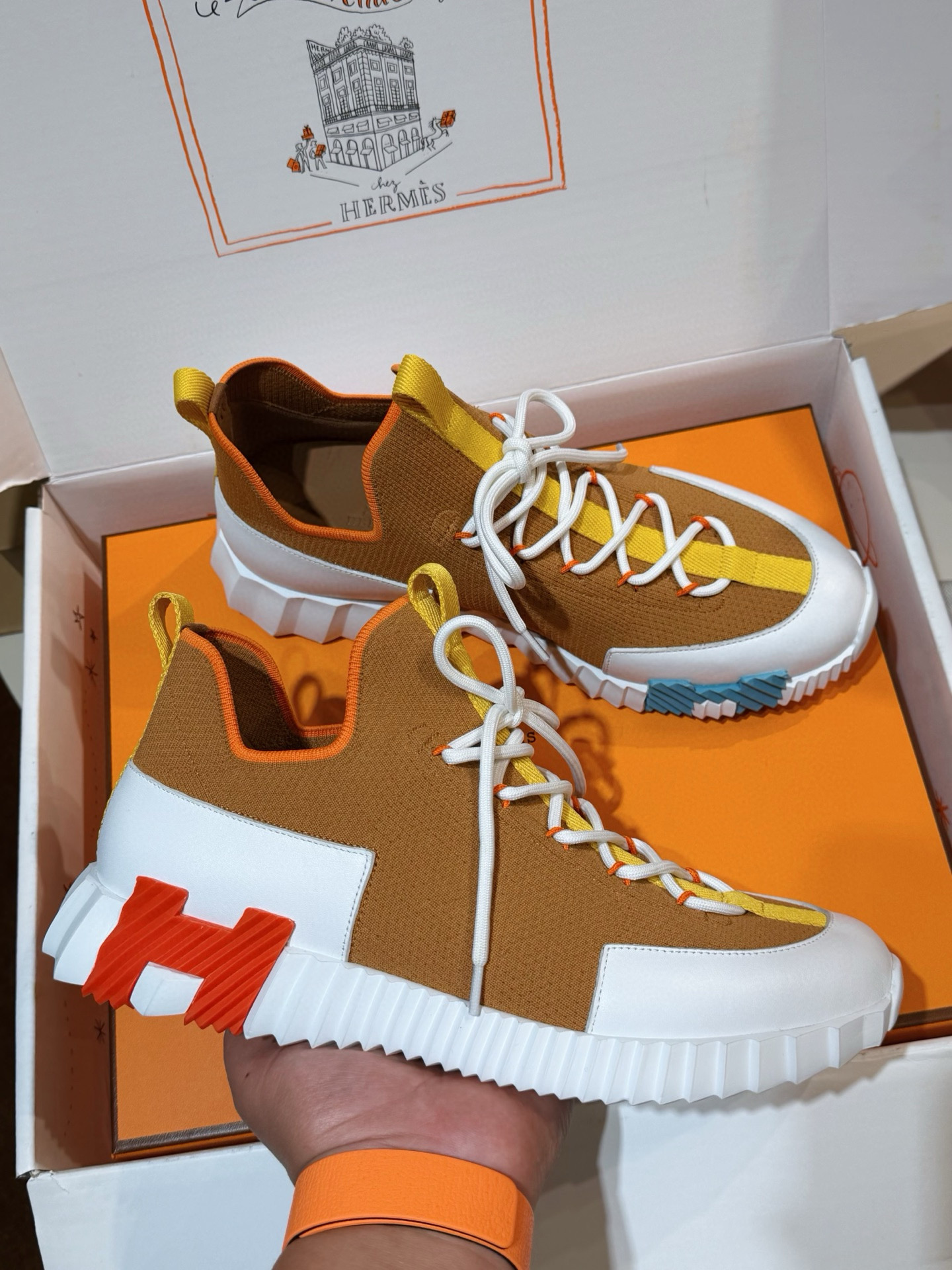 [HERMES] 에르메스 리프트 슬립온 스니커즈 남녀공용