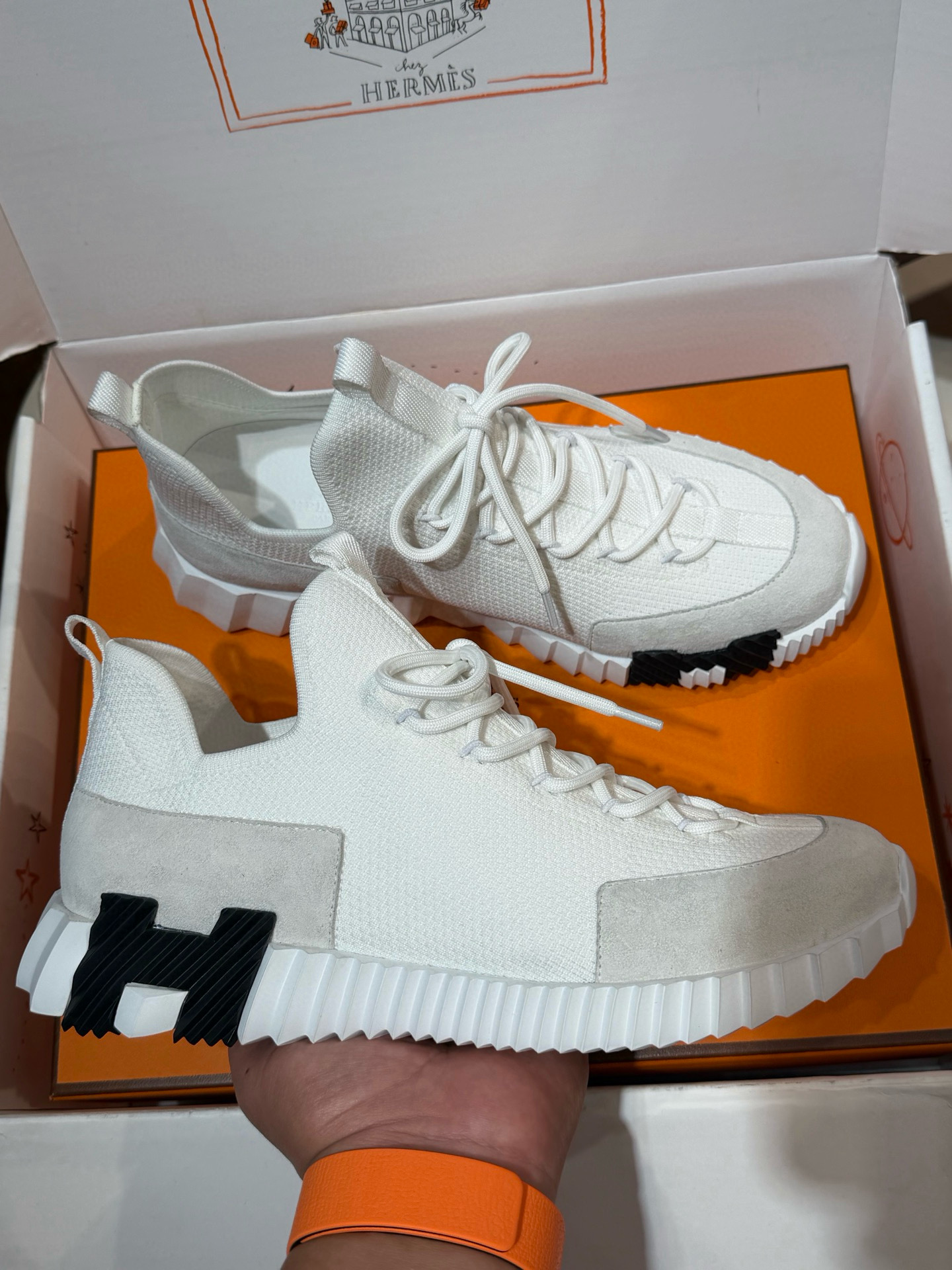 [HERMES] 에르메스 리프트 슬립온 스니커즈 남녀공용