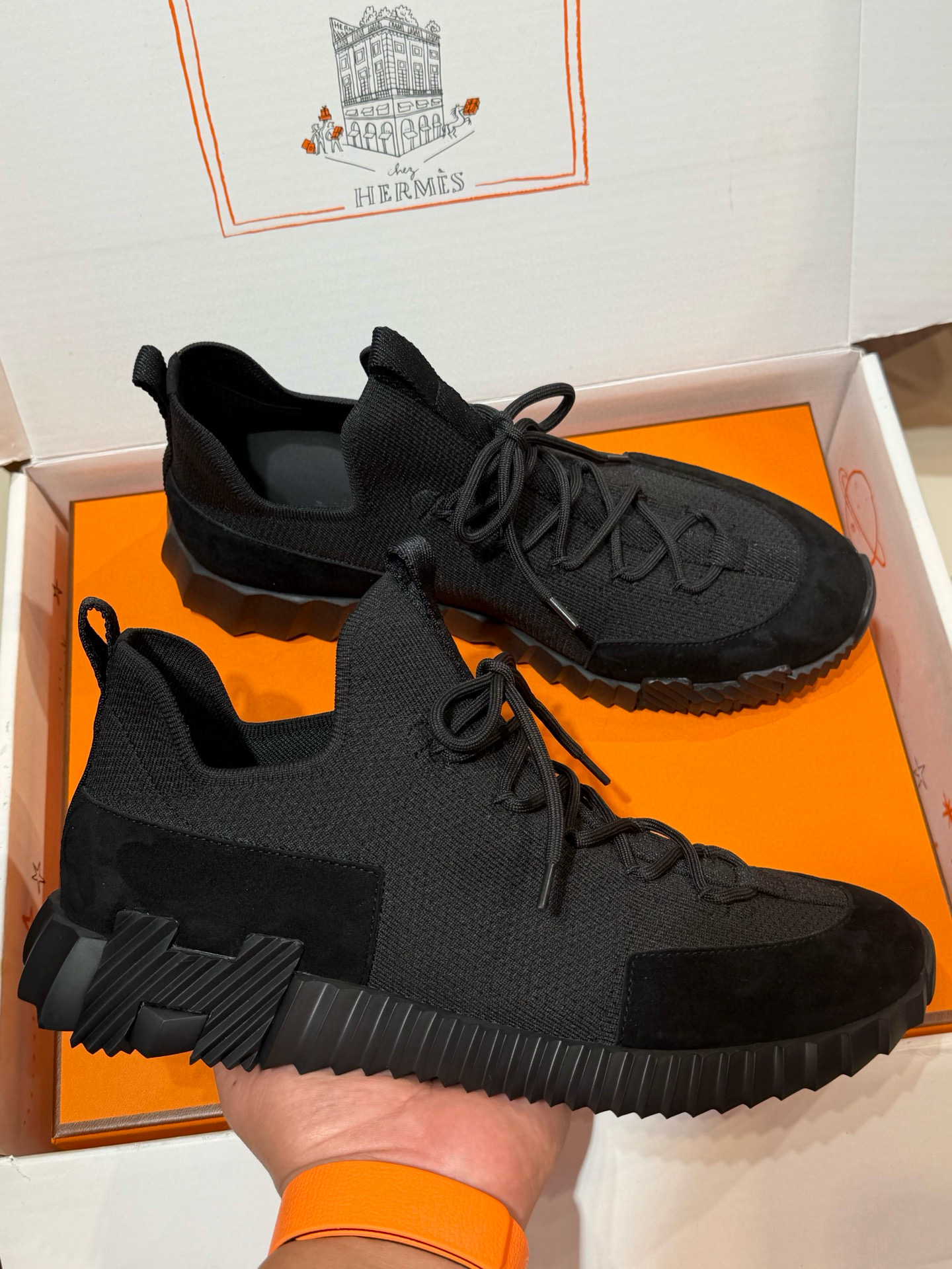 [HERMES] 에르메스 리프트 슬립온 스니커즈 남녀공용