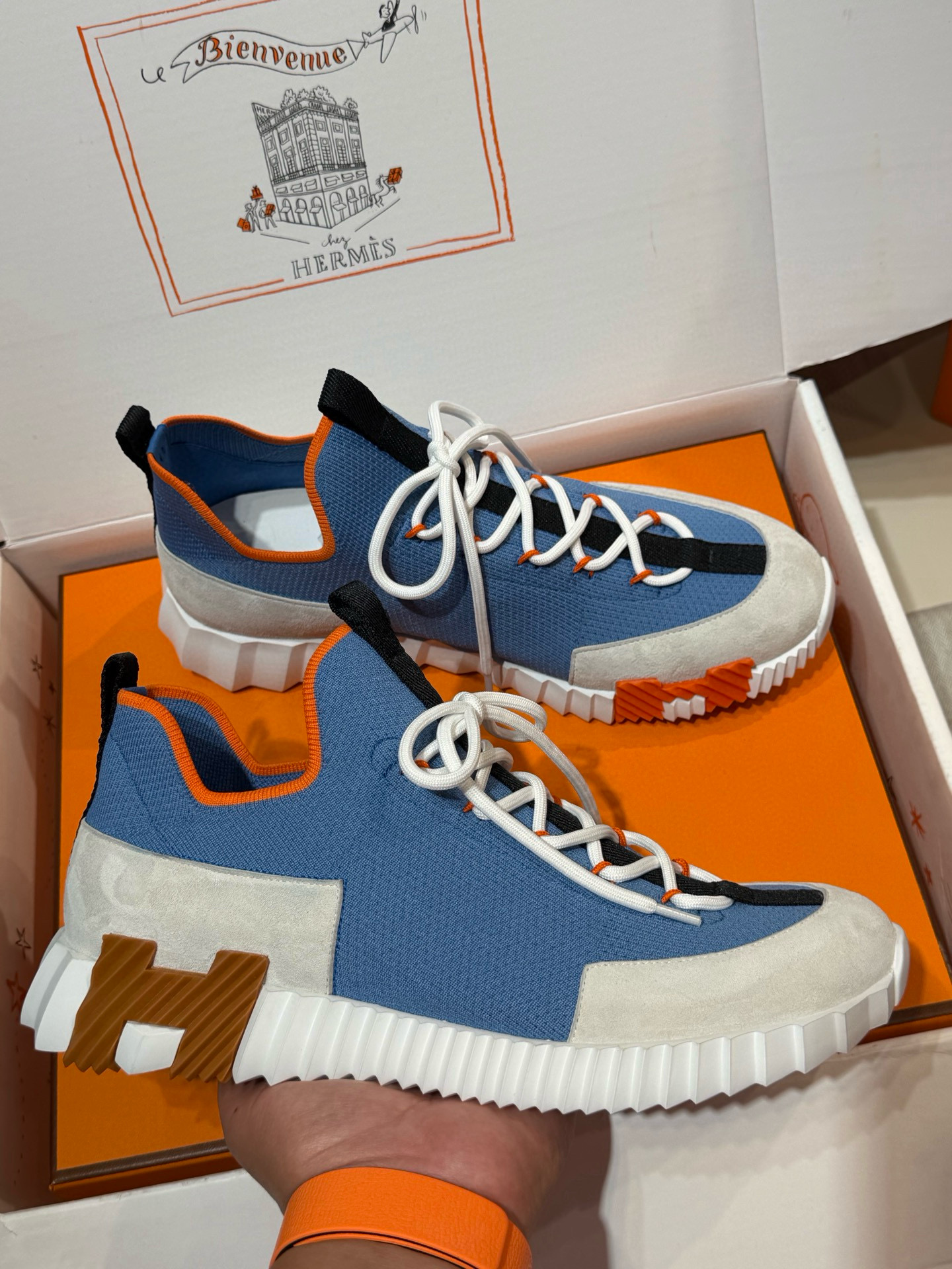 [HERMES] 에르메스 리프트 슬립온 스니커즈 남녀공용