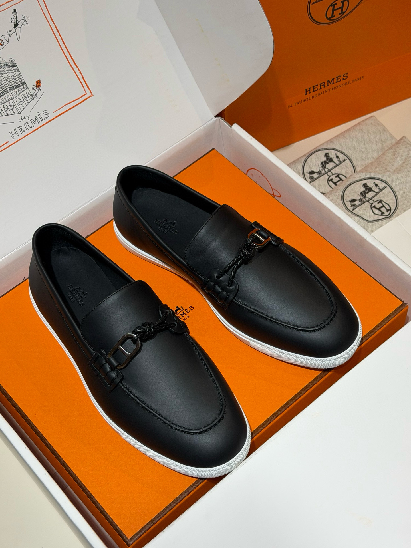 [HERMES] 에르메스 이그나시오 로퍼 남성용