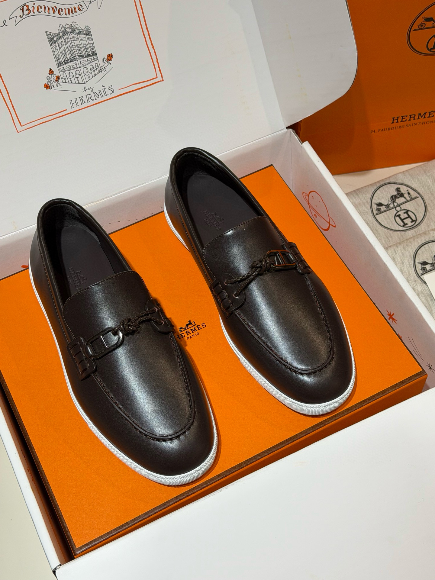 [HERMES] 에르메스 이그나시오 로퍼 남성용