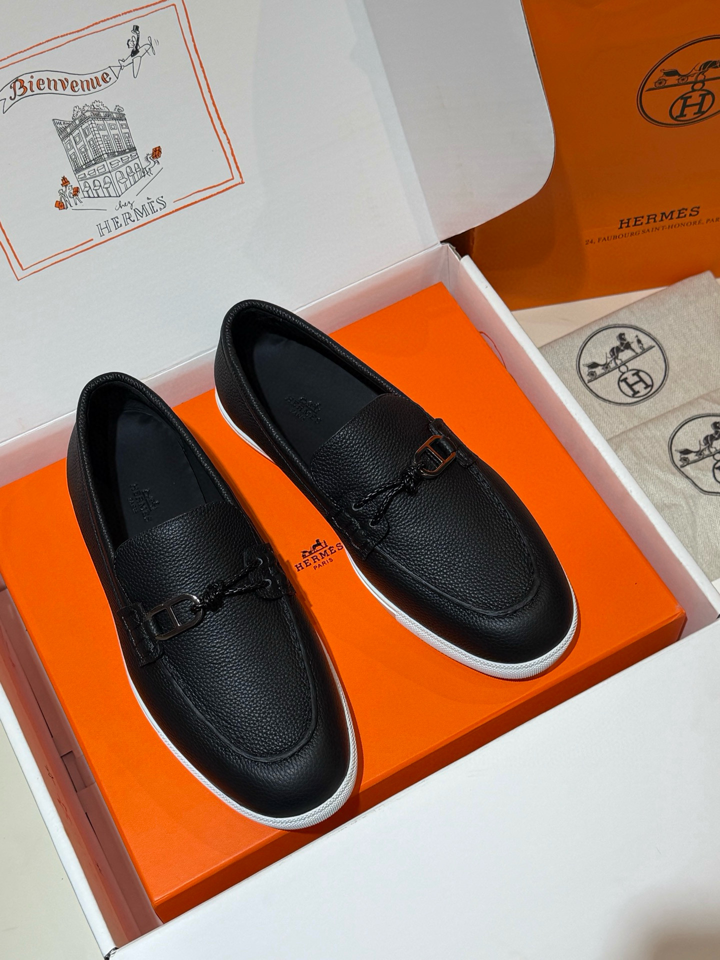 [HERMES] 에르메스 이그나시오 로퍼 남성용